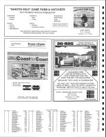 Wall Lake Township Owners Directory, Ad - Dakota Wild Game Farm and Hatchery, Coast to Coast Hardware